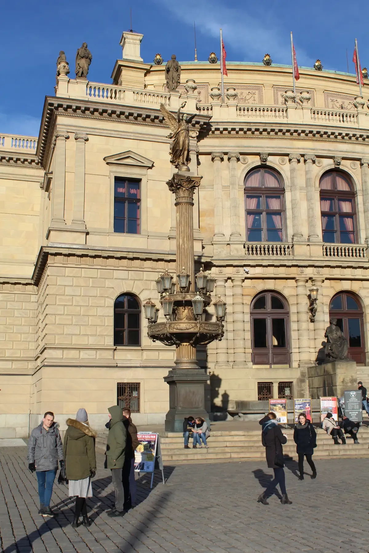 Rudolfinum in Prague, a landmark on the way to a Terezin tour from Prague